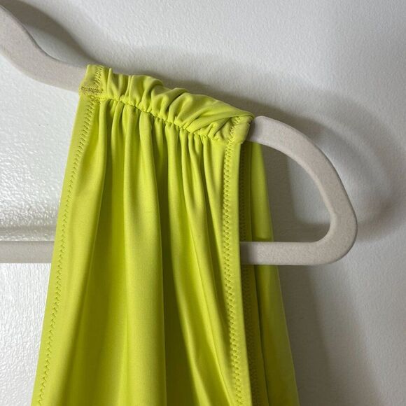 J. Crew Swimsuit Sz 22 One Piece Ruched One Shoulder Lemon Sorbet Yellow BC108 - Picture 5 of 10